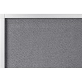 Prikbord Grijs Vilt 90x60 cm met Aluminium Frame - 33% Korting