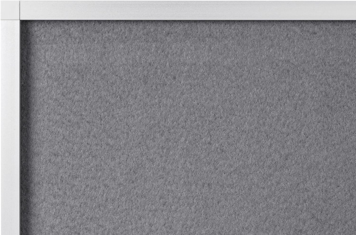 Prikbord Grijs Vilt 90x60 cm met Aluminium Frame - 33% Korting