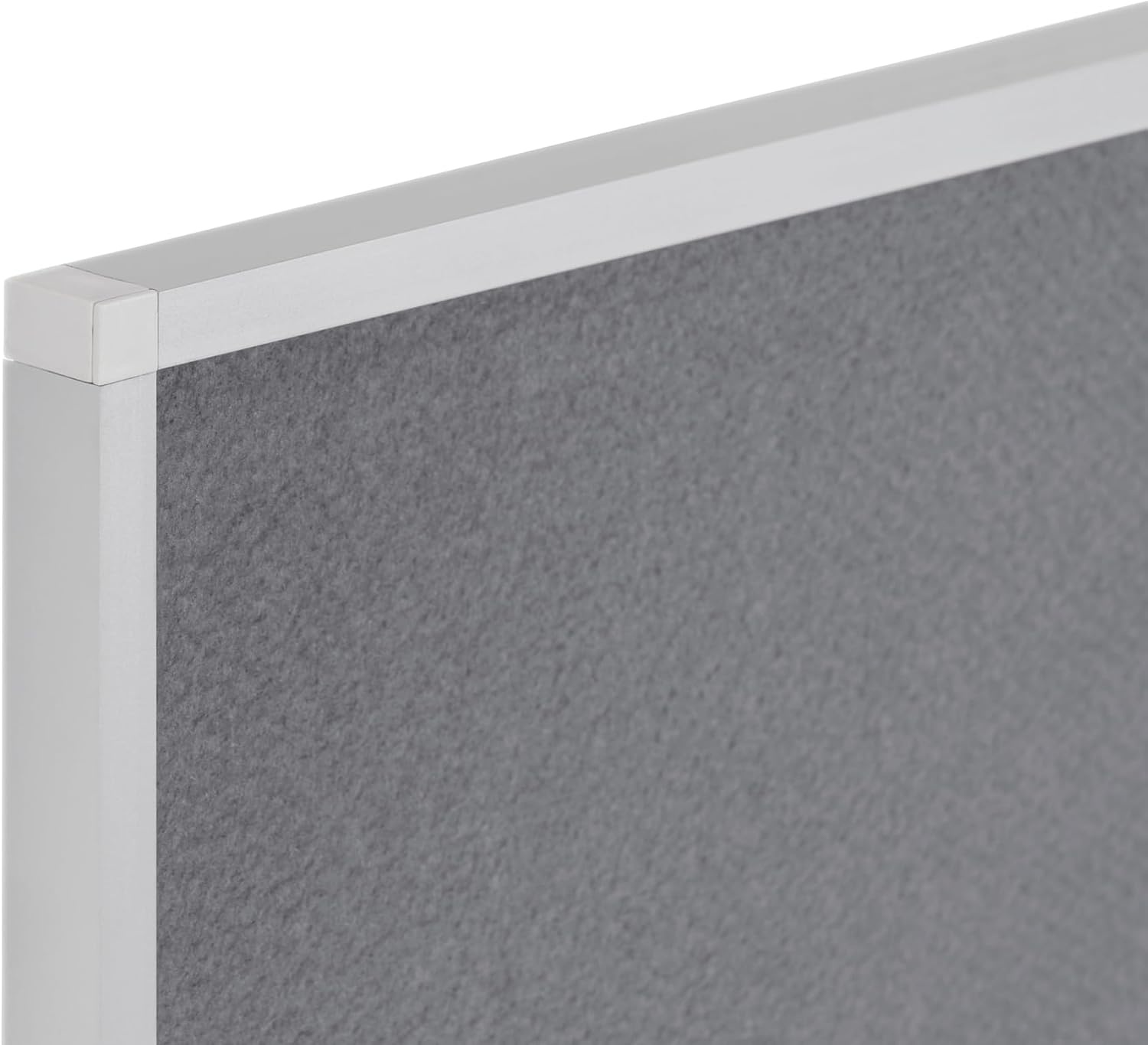 Prikbord Grijs Vilt 90x60 cm met Aluminium Frame - 33% Korting