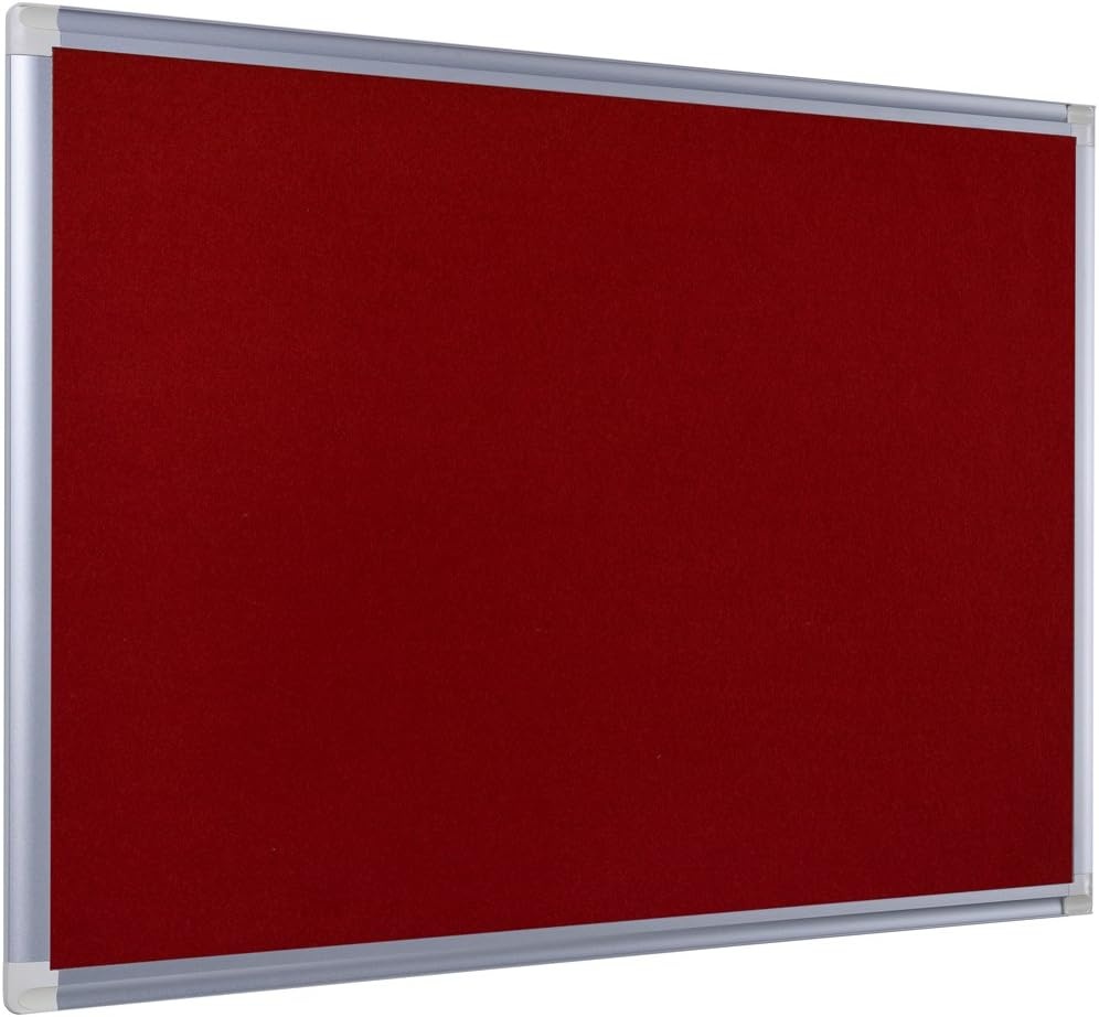 Prikbord Grijs Vilt 90x60 cm met Aluminium Frame - 33% Korting
