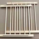 Verstelbaar Houten Traphekje 102-182cm breed - 92cm hoog - 29% Korting