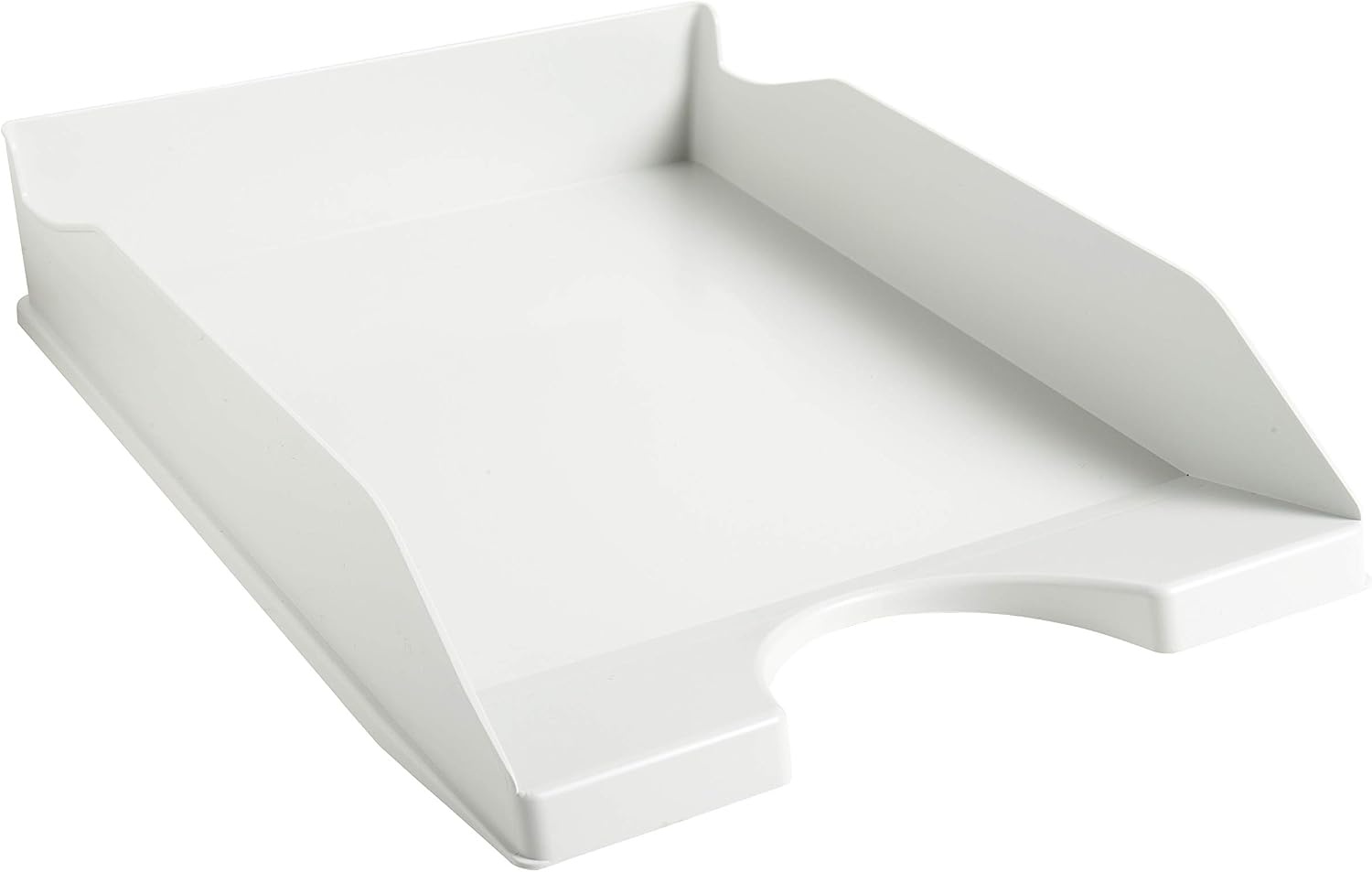 Exacompta - ref. 12310D - Set van 10 Brievenbakken ECOTRAY - Afmetingen: 34,5x25,5x6,5 cm - voor A4+ documenten - doorzichtige ijsblauwe kleur