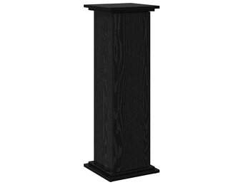 vidaXL Displaystand Zwart Eiken 31 x 30 x 90 cm Bewerkt hout