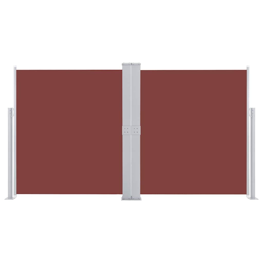 vidaXL Windscherm uittrekbaar 140x600 cm bruin