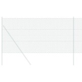 vidaXL Hexagon Hek 1,2 x 100 m PVC Groen