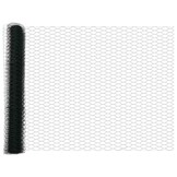 vidaXL Hexagon Hek 1,2 x 100 m PVC Groen