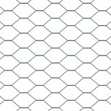vidaXL Hexagon Hek 1,2 x 100 m PVC Groen