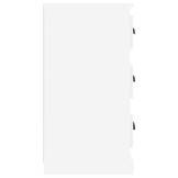 vidaXL Dressoir 70x35x67,5 cm bewerkt hout hoogglans wit