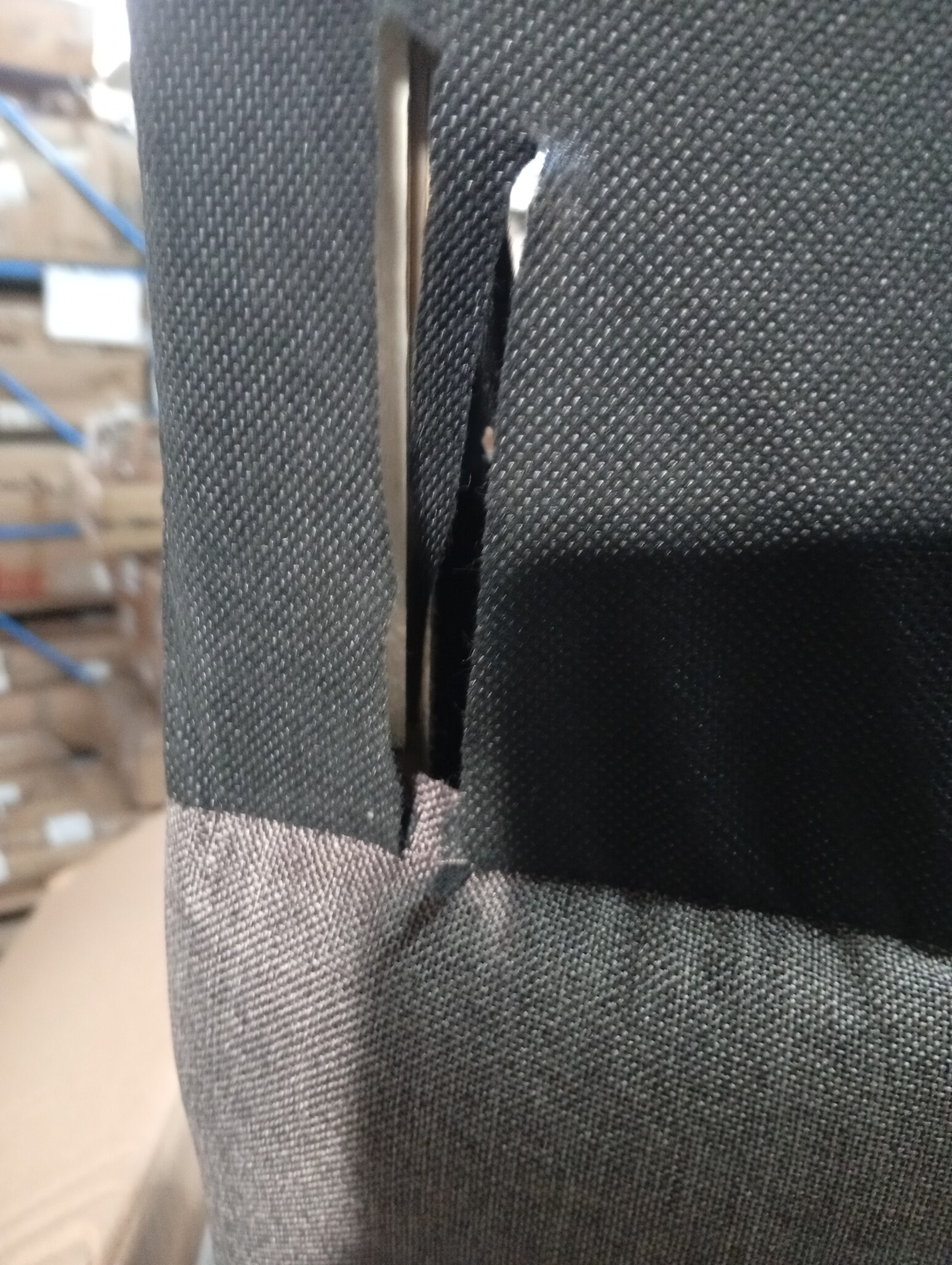 vidaXL Fauteuil verstelbaar stof taupe