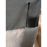 vidaXL Fauteuil verstelbaar stof taupe