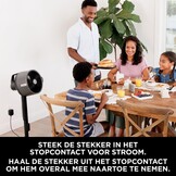 Shark FlexBreeze Pro Mist Snoerloze Binnen- & Buitenventilator, FA300EU
