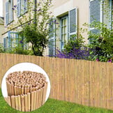 vidaXL Scherm 300x100 cm bamboe