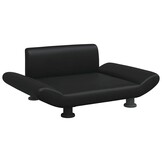 vidaXL Hondenmand 70x45x28 cm kunstleer zwart