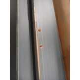 vidaXL Salontafel 110x50x40 cm massief grenenhout grijs