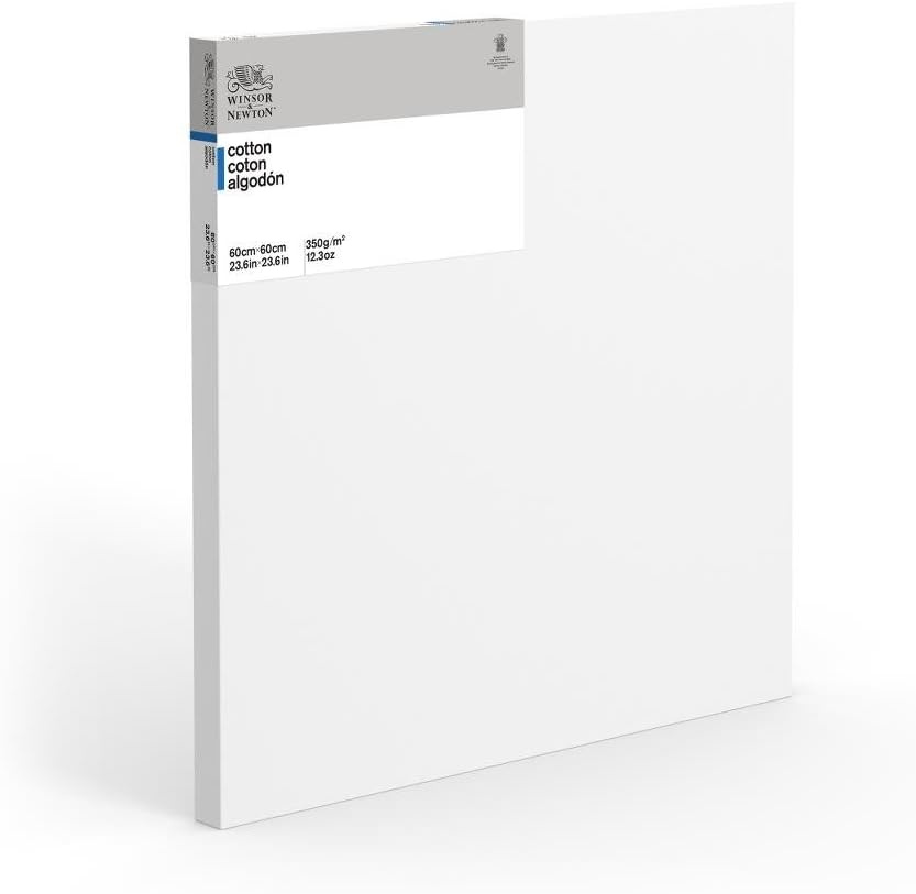 Winsor & Newton 6201147 - spieraam "Classic" 3-voudig geprimed 350 g/m², lijstdikte 35 mm, katoen - Deep Edge - 60 x 60 cm - Maat 60 x 60 cm