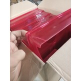 Exacompta - ref. 12354D - Set van 10 Brievenbakken ECOTRAY - Afmetingen: 34,5x25,5x6,5 cm - voor A4+ documenten - kleur doorzichtige framboos