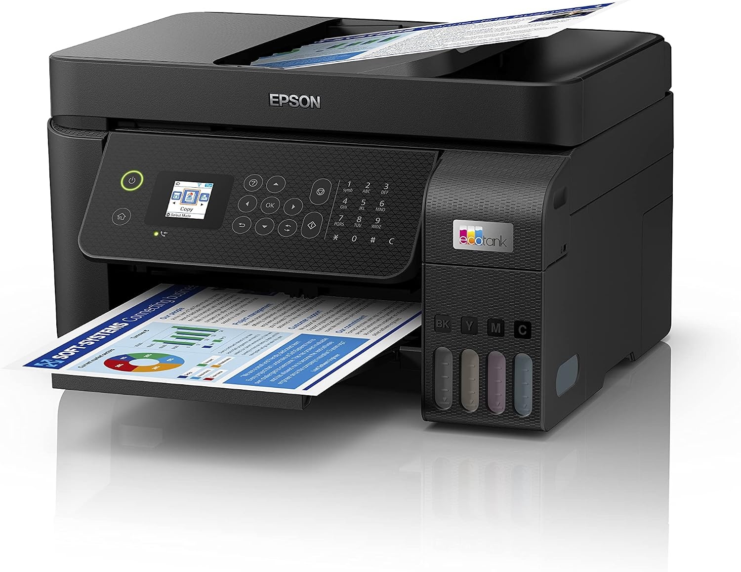 Epson EcoTank ET-4800 A4 Multifunctionele Wi-Fi Printer - Zwart