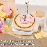 3-delige Sokkenring Set voor Borduurmachines - Rose Goud - Voor Volwassenen en Kinderen