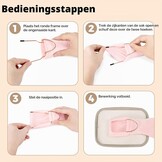 3-delige Sokkenring Set voor Borduurmachines - Rose Goud - Voor Volwassenen en Kinderen