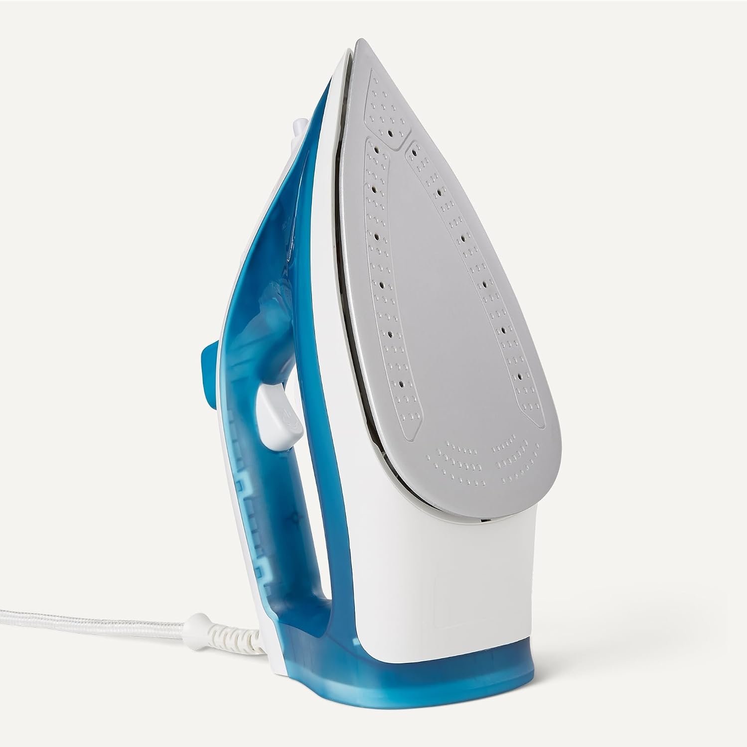 Amazon Basics Stoomstrijkijzer met Niet-Klevende Zoolplaat, 1800W, 20g Continue Stoom, Tank van 200ml, Blauw