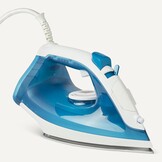 Amazon Basics Stoomstrijkijzer met Niet-Klevende Zoolplaat, 1800W, 20g Continue Stoom, Tank van 200ml, Blauw