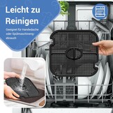 Spatbescherming Accessoires voor Philips Dual Basket Airfryer 3000-5000 Serie 9L(3L/6L), Siliconen Heteluchtfriteuse Accessoires Herbruikbare Vetspatbescherming voor Philips Airfryer NA350/NA550 9L