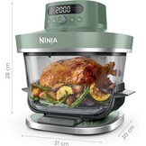 Ninja CRISPi PRO XL Glazen Airfryer - 5,7 liter en 2,3 liter - Moss Green