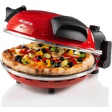 Ariete 909 Pizzaoven, pizza in 4 minuten, plaat van vuurvaste steen met antiaanbaklaag, maximale temperatuur 400 graden, 1200 watt, timer 30 inch