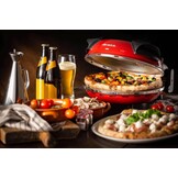 Ariete 909 Pizzaoven, pizza in 4 minuten, plaat van vuurvaste steen met antiaanbaklaag, maximale temperatuur 400 graden, 1200 watt, timer 30 inch