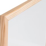 Bi-Office MX07001010 Combi Board, Half Kurk Half Droog Uitwisbaar Whiteboard, Wood Frame, 90 x 60 cm, wit - Maat 60B x 90H cm