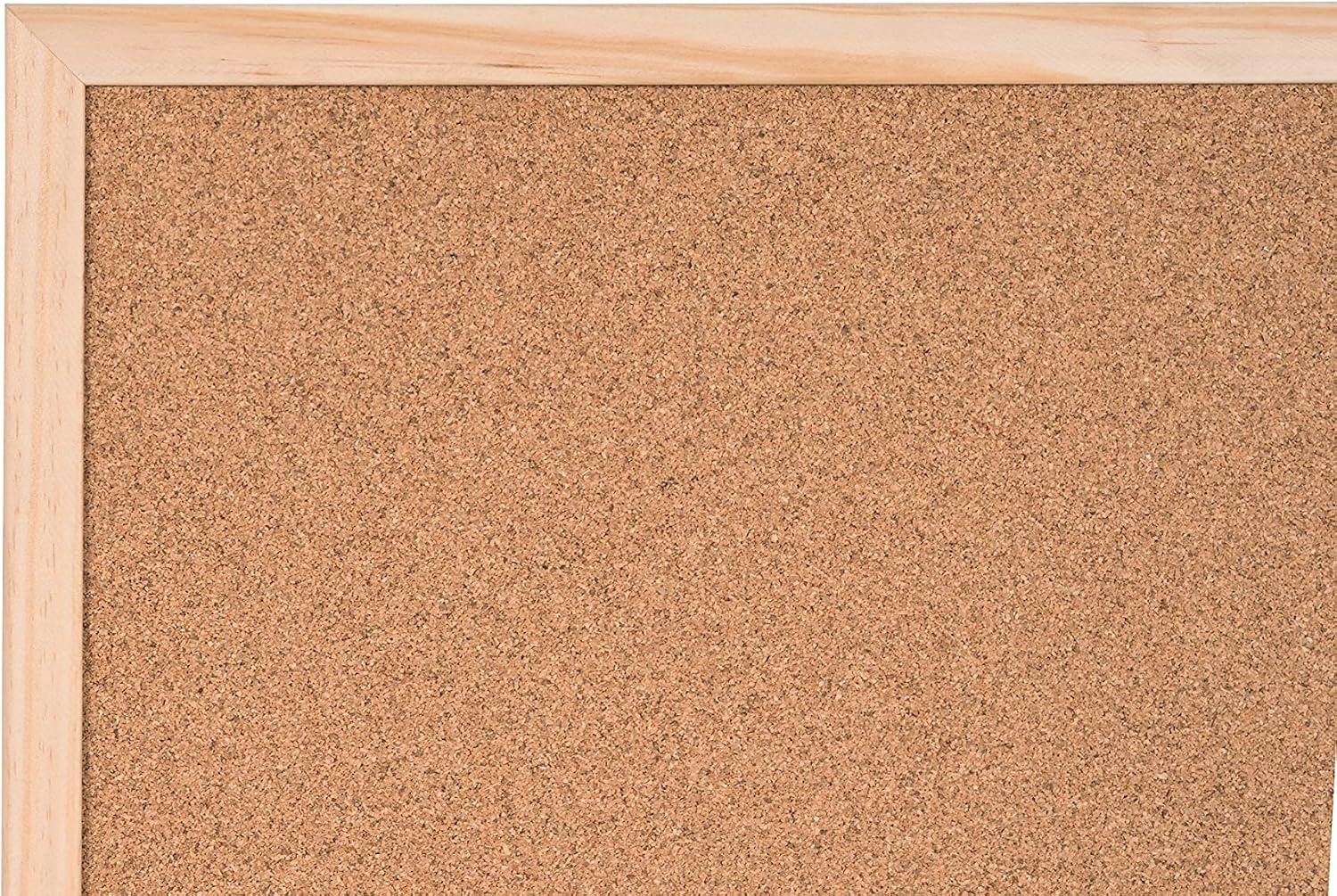 Bi-Office MX07001010 Combi Board, Half Kurk Half Droog Uitwisbaar Whiteboard, Wood Frame, 90 x 60 cm, wit - Maat 60B x 90H cm