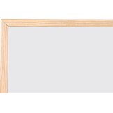 Bi-Office MX07001010 Combi Board, Half Kurk Half Droog Uitwisbaar Whiteboard, Wood Frame, 90 x 60 cm, wit - Maat 60B x 90H cm