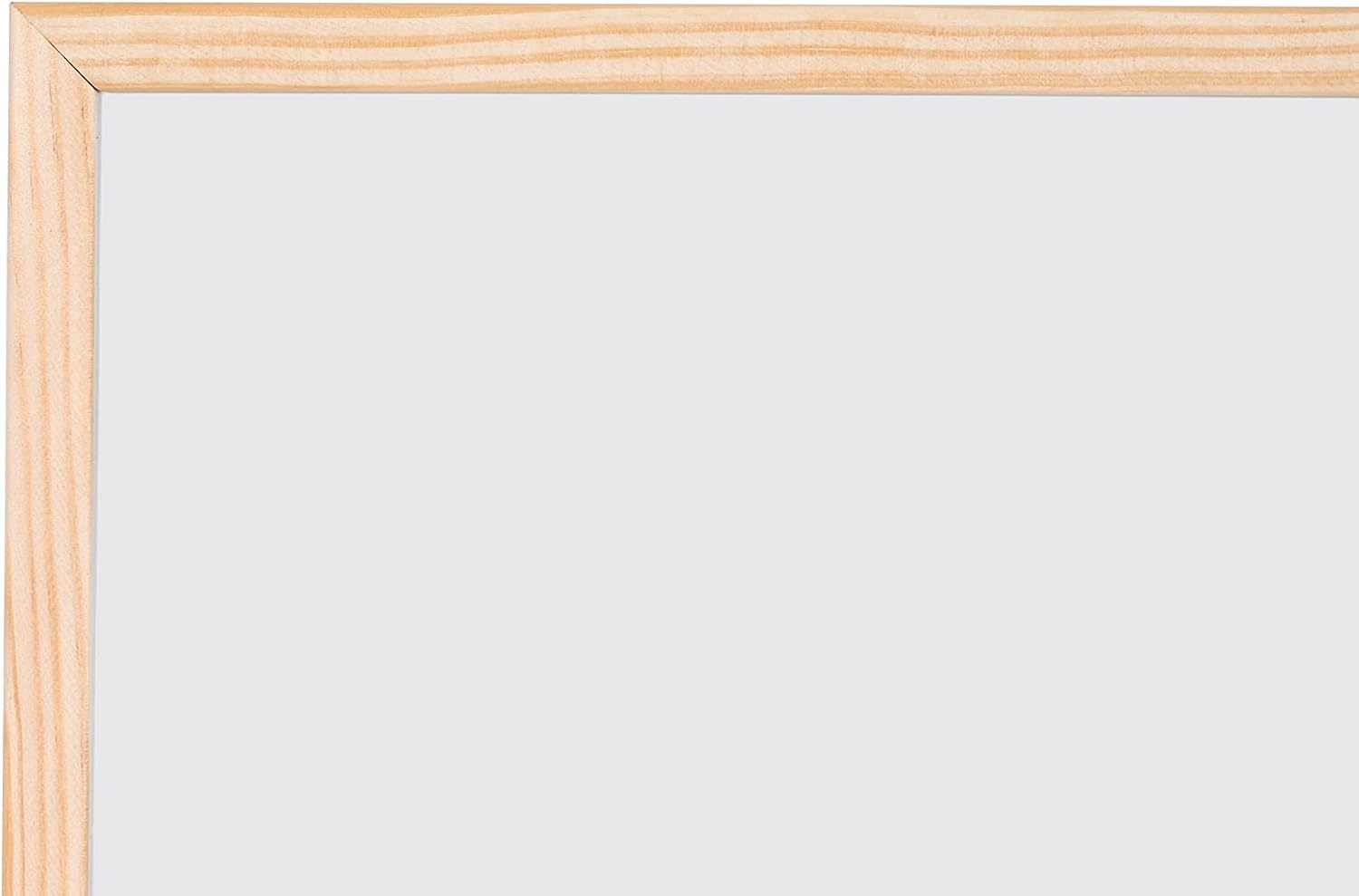 Bi-Office MX07001010 Combi Board, Half Kurk Half Droog Uitwisbaar Whiteboard, Wood Frame, 90 x 60 cm, wit - Maat 60B x 90H cm