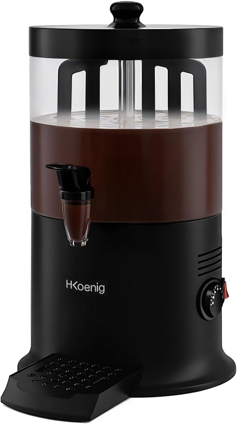 H.Koenig SHK900 Warme Chocolademelk Dispenser 6 Liter - Zwart