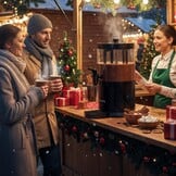 H.Koenig SHK900 Warme Chocolademelk Dispenser 6 Liter - Zwart