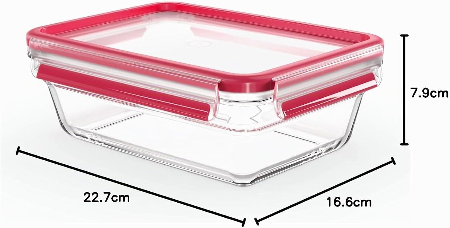 Emsa Clip&Close Vershouddoos, rechthoekig, van polypropyleen N10410 - Maat 1,3 L