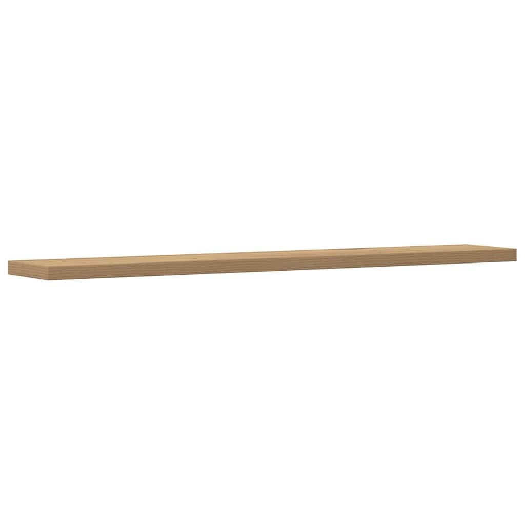 vidaXL Wandschappen 4 st 60x20x1,5 cm bewerkt hout artisanaal eiken