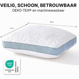 MKS Cloud Cushion Air Ergonomisch Memory Foam Kussen 80 x 80 cm - Wit