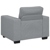 vidaXL Fauteuil 100x77x82 cm stof lichtgrijs