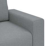 vidaXL Fauteuil 100x77x82 cm stof lichtgrijs