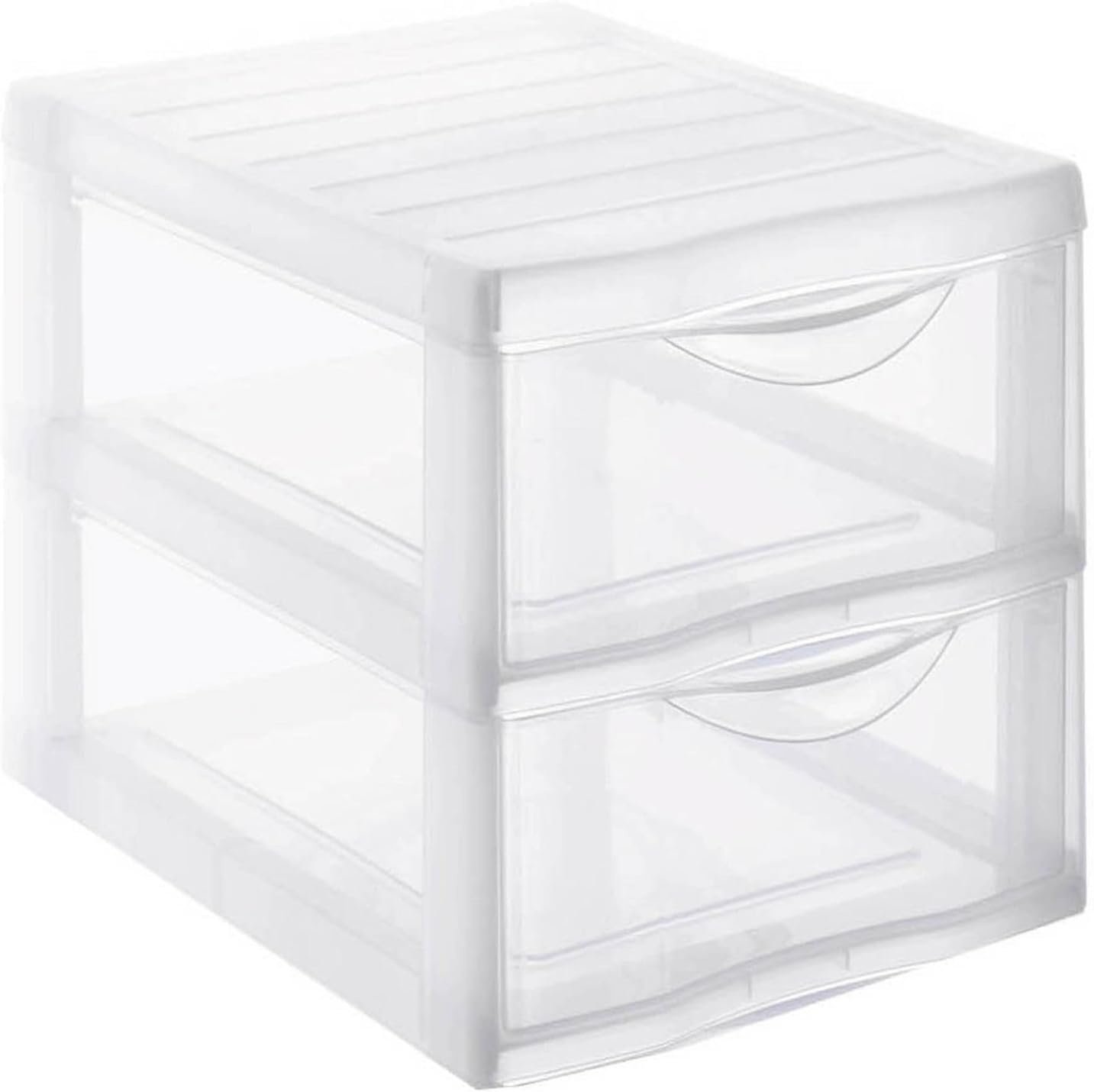 Sundis Orgamix Opbergtoren met 5 lades A4 - Zwart/Transparant - 36,5 x 26 x 61 cm