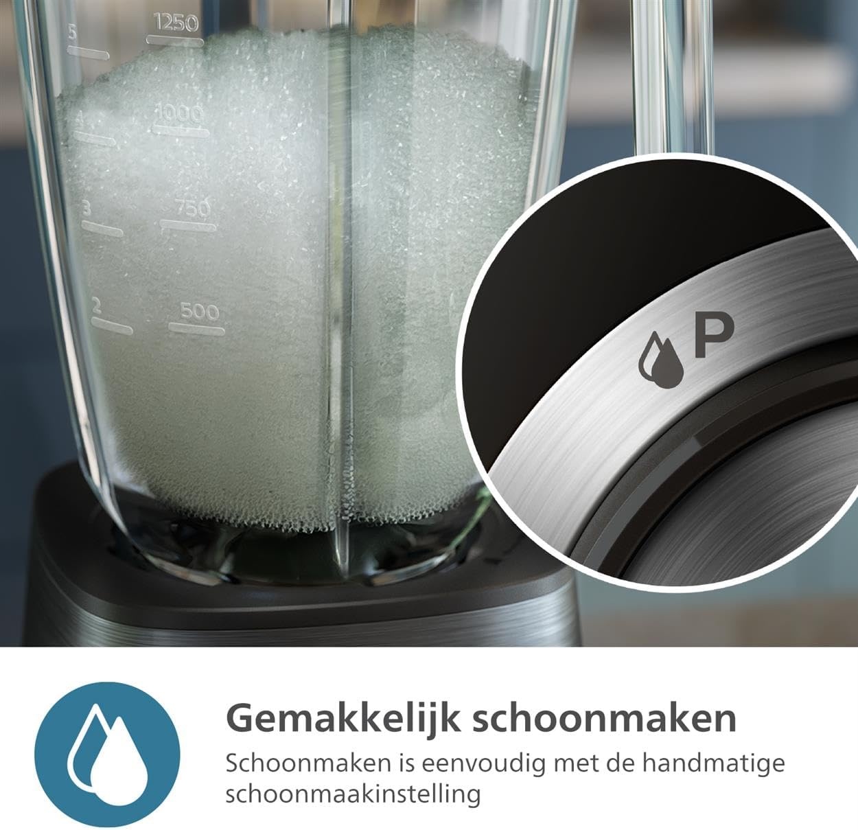 Philips Blender 5000-1200W ProBlend Plus, Blend-and-go-beker