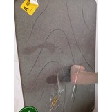 Badmat van steen, 2-delige set, super absorberende diatomee, antislip, sneldrogende badmat (2 x donkergrijs)