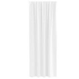 vidaXL Zwart-out Gordijnen met Ringen 2 st Puur Wit 225 x 140 cm