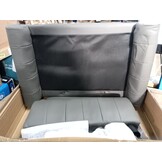 vidaXL Kinderbank 70x45x30 cm kunstleer grijs