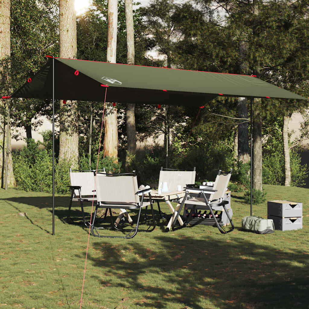 vidaXL Kampeerluifel waterdicht 506x306 cm olijfgroen
