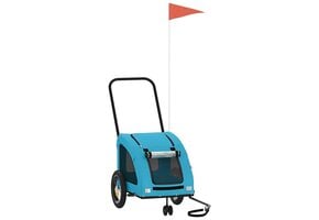 Hondenfietskar Blauw Oxford Stof - 34% Korting