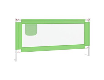 vidaXL Bedhekje peuter 190x25 cm stof groen