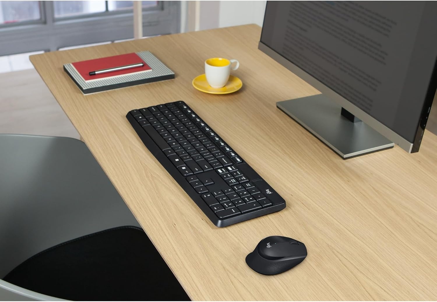 Logitech MK235 Draadloos toetsenbord en muis Combo - DEU QWERTZ