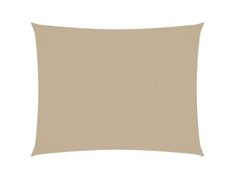 vidaXL Zonnescherm rechthoekig 2,5x4 m oxford stof beige